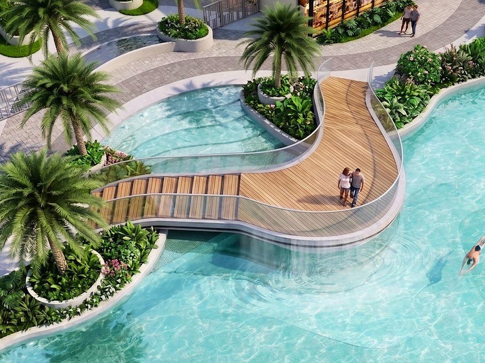 Hồ Bơi Ngân Hà 50m và cầu bộ hành Gladia Heights