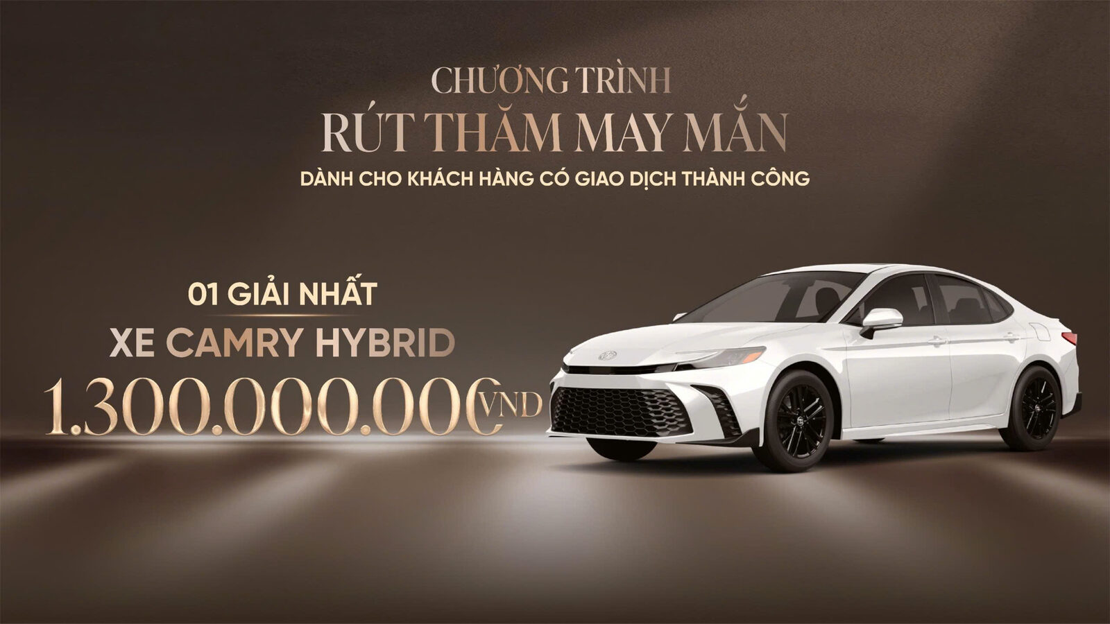 Giải nhất: Xe Camry Hybrid trị giá 1.300.000.000 VND