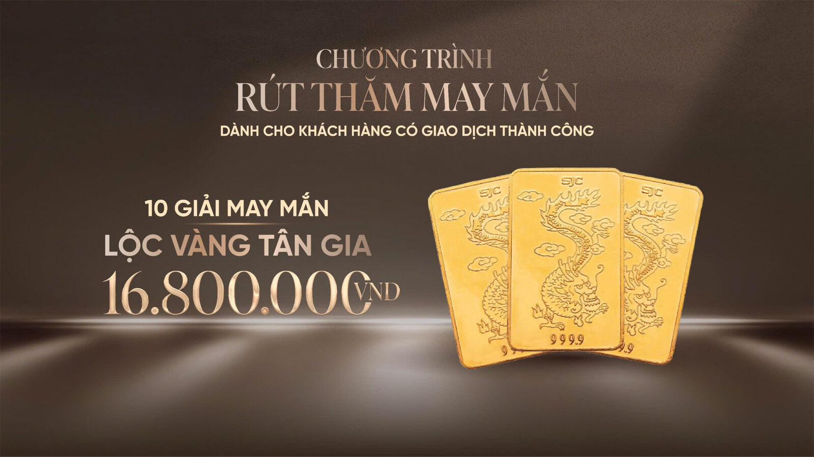 10 giải may mắn: Lộc vàng tân gia trị giá 16.800.000 VND